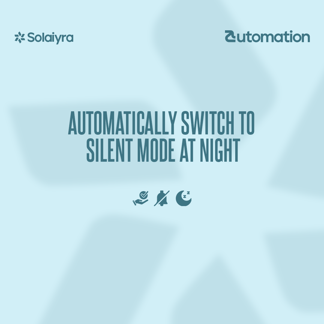 Automatically Switch to Silent Mode at Night